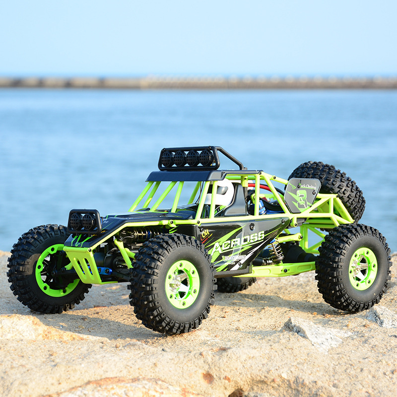 Weili 12428 high-speed four-wheel drive off-road climbing car 50km competition 1:12 remote control car model cross-border foreign trade package