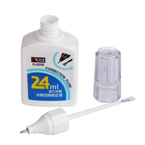 [Dual use for painting and brushing] 28ml correction fluid large capacity student correction fluid typo and handwriting elimination fluid correction pen