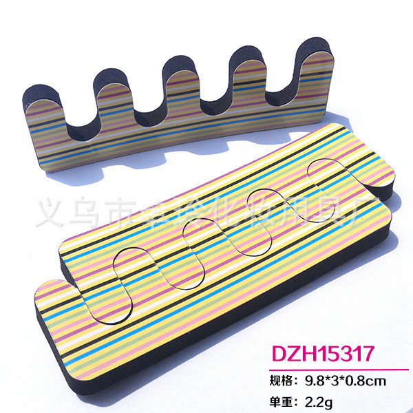 Etiqueta engomada del algodón del dedo de la impresión monocromática del dedo del pie del dedo del separador del diamante