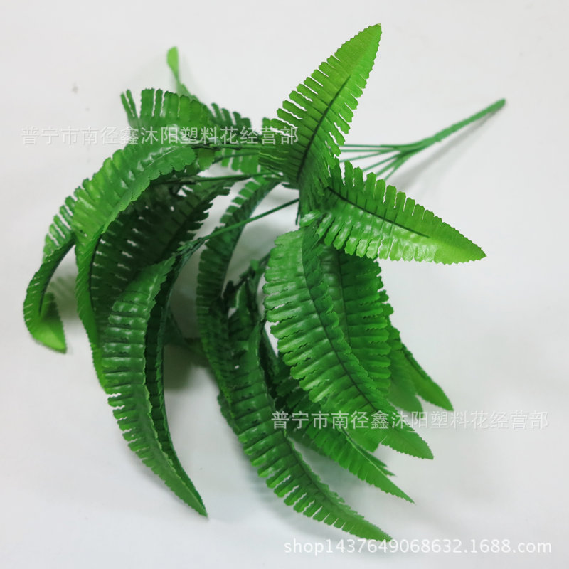 Flor de ingeniería con simulación de flores Hierba persa pequeña simulación de hoja persa flor helecho hoja haz simulación planta accesorios Decoración