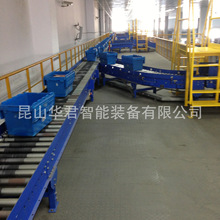 纸箱桶装水传送滚筒输送线阻挡输送自动计件光感启停装卸输送机