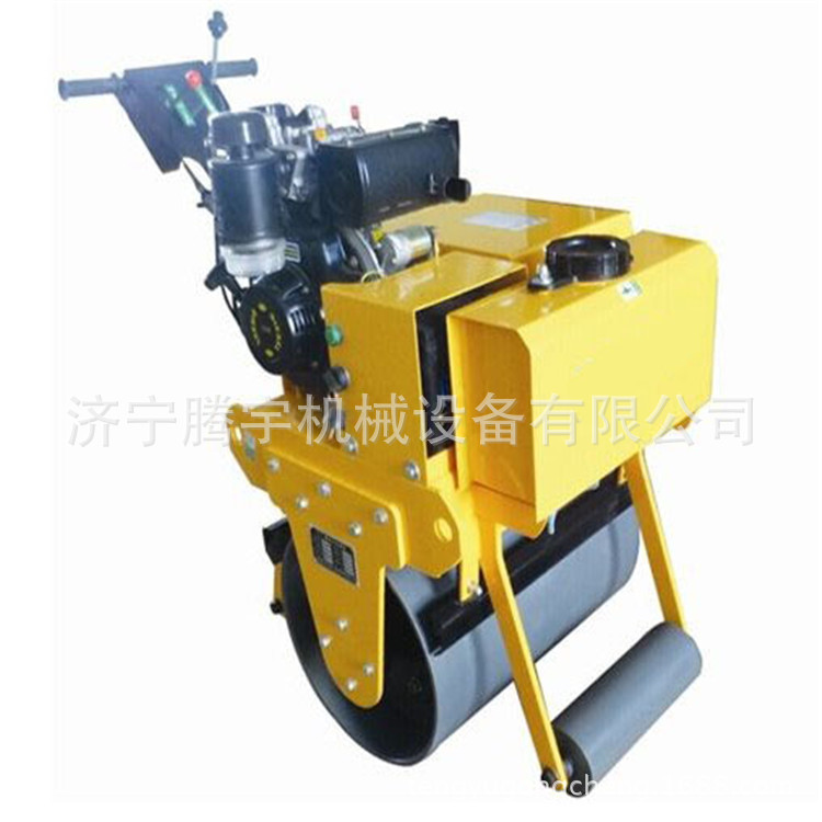 小型压路机微型3吨双辊震动沥青单钢轮手推压土手扶式小型压路机