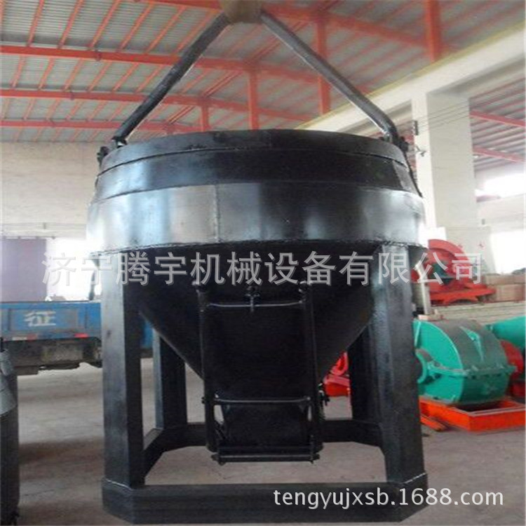 供应底卸式吊桶 座钩式吊桶 5立方10力帆吊桶 厂家提升机矿山专用