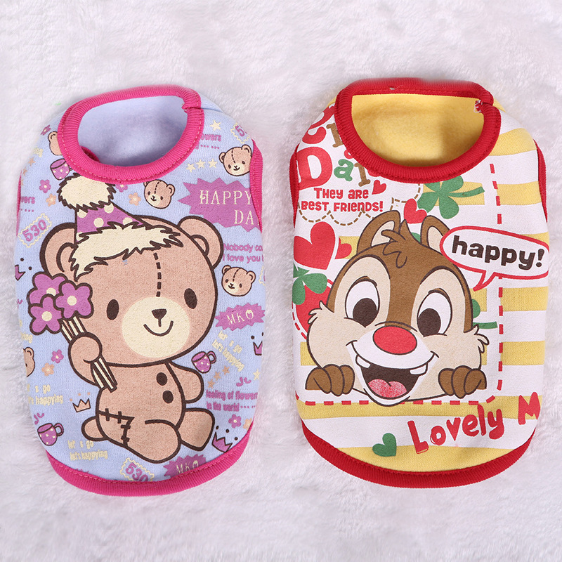 Nueva mascota perro Teddy VIP York verano Super pequeño perro leche perro ropa al por mayor ropa de cachorro