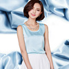 Summer fashionable solid top sleevless, vest, Korean style, European style