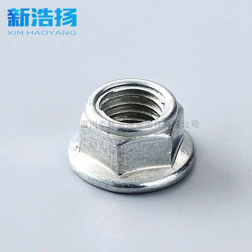 GB6187 flange iron sheet self-locking nut all-metal flange locking flange anti-loosening metal sheet self-locking nut