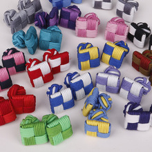 现货特色男士衬衣袖口针织线盘扣中国结纽扣外贸拼色diy编织线扣