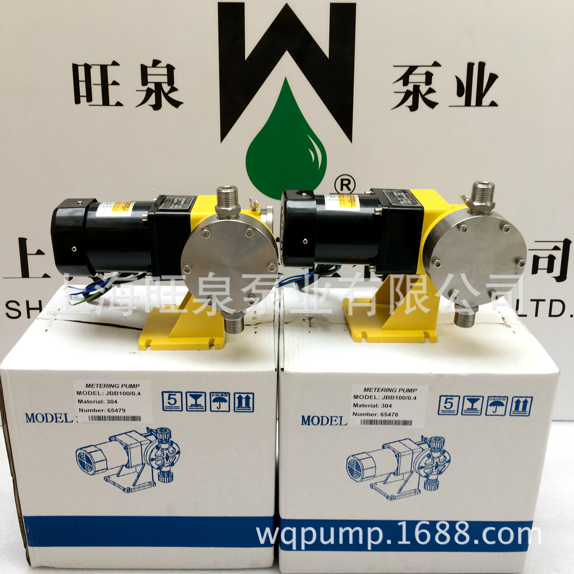 上海旺泉JBB-100/0.4不锈钢机械隔膜式计量泵、定量隔膜计量泵