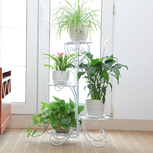Sorno iron flower stand floor-standing flower pot rack multi-layer indoor and outdoor European-style living room balcony pothos flower stand