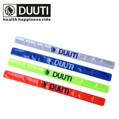 DUUTI Bicycle Silicon Steel Wristband Cycling Reflective Night Cycling Armband Pat Circle