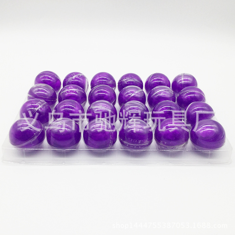 Venta caliente transfronteriza cielo estrellado cristal barro 4cm colorido retorcido huevo juguete limo Delgado color mezclado color fábrica de barro ventas directas