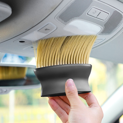 Car dust removal brush, air conditioning vent brush, interior crevice brush, dust cleaning soft bristle brush, dust removal magic tool