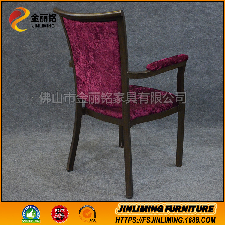 Suministro directo de fábrica restaurante occidental imitación silla de madera clásica bolsa suave respaldo sillón Hotel caja silla ocio silla al por mayor