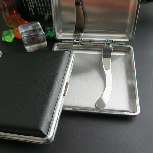 Fashion 20-Pack Cigarette Lighter Gift Box Creative Personalized Automatic Cigarette Case Daily Necessities Tobacco Accessories Gift Manufacturer Wholesale