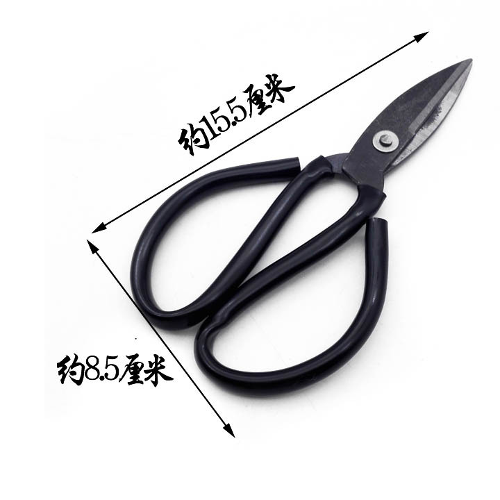 F1734 N ° 3 tijeras de cabeza grande tijeras de cabeza de pescado para el hogar Yiwu 2 yuanes tienda de dos yuanes tienda de departamentos