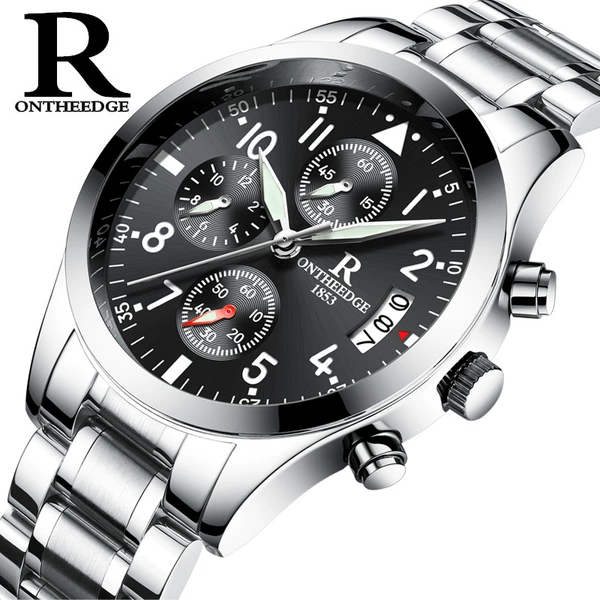 028 Steel Black background silver edge [only send exquisite gift boxes]