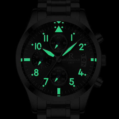 Ruizhiyuan Brand Men's Luminous Fashion Watch Wholesale Recruiting Jingdong Taobao Agent for Foreign Trade