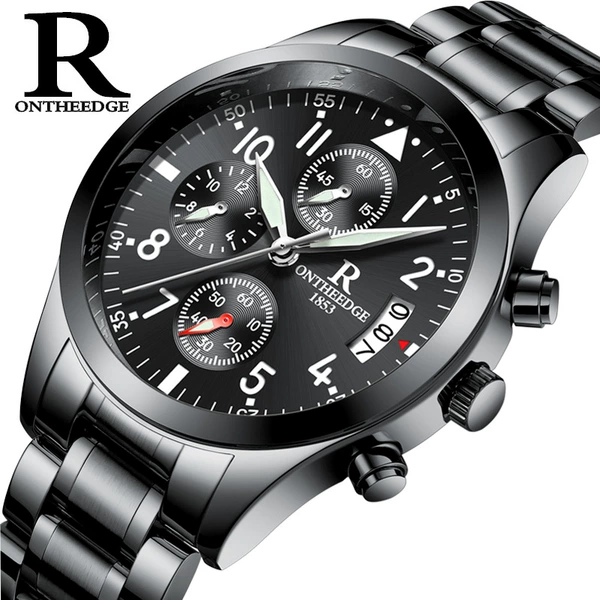 028 steel, high-end all black [Only sent with exquisite gift box]