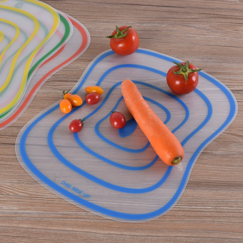 Новый материал, двойная матовая классификация, разделочная доска для овощей, гибкая тонкая разделочная доска для овощей, посуда, разделочная доска