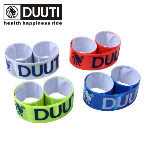 DUUTI Bicycle Silicon Steel Wristband Cycling Reflective Night Cycling Armband Pat Circle