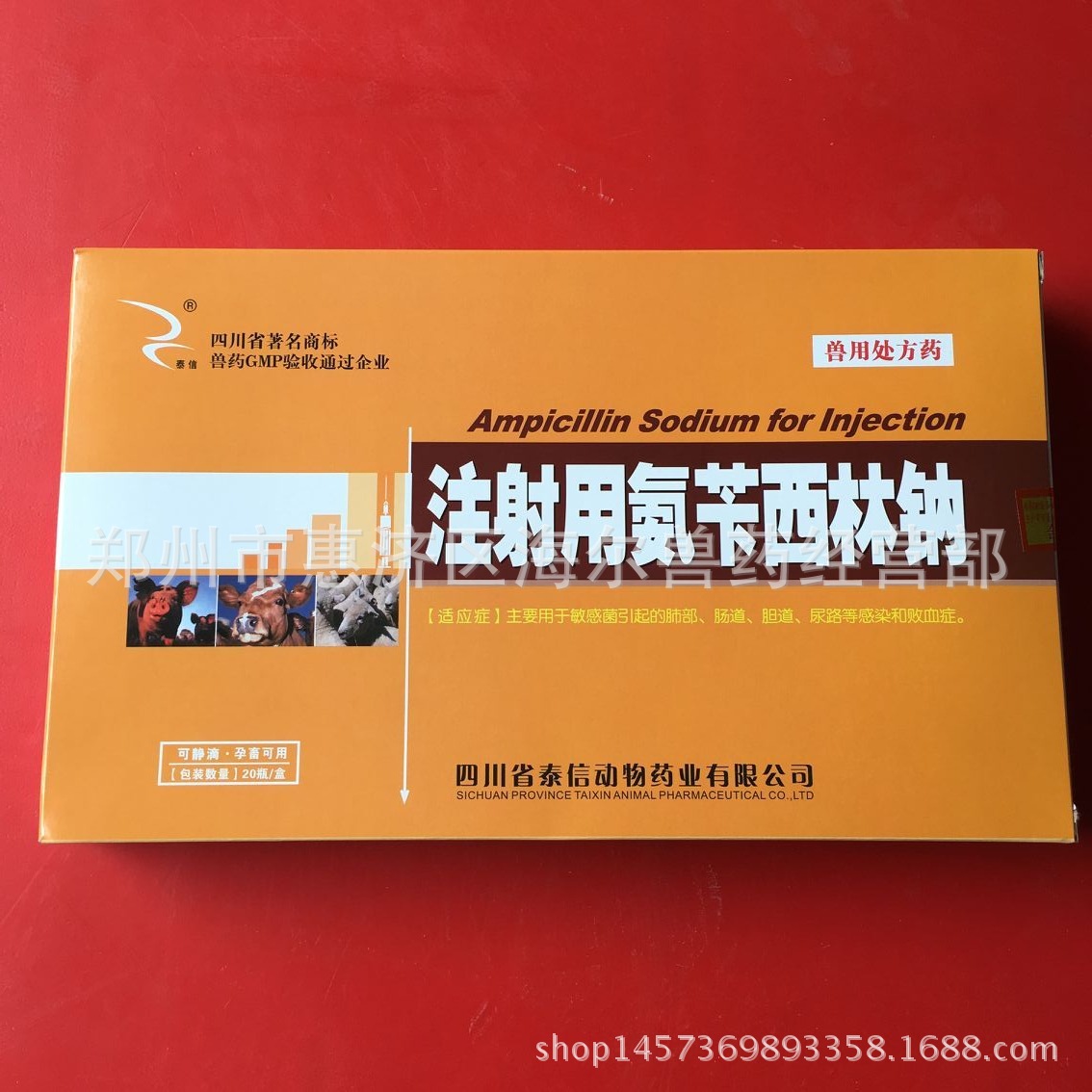 厂家直销 头孢金方注射用氨苄西林钠 兽用抗菌猪药