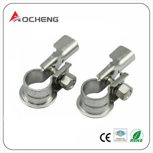 High quality car copper sheet nickel plated battery connector battery terminal battery pile head battery wire pressing clip 25 square meters