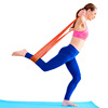 Long elastic yoga clothing suitable for men and women for training, 2m, increased thickness, beautiful back
