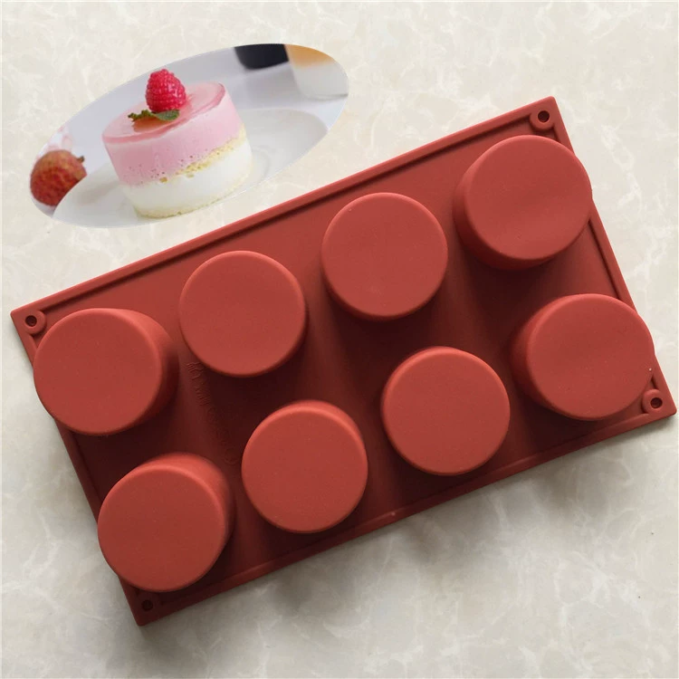Spot wholesale 8 consecutive cylindrical cup cake model Ceram -aromatherapy model candle model is easy to clean high temperature