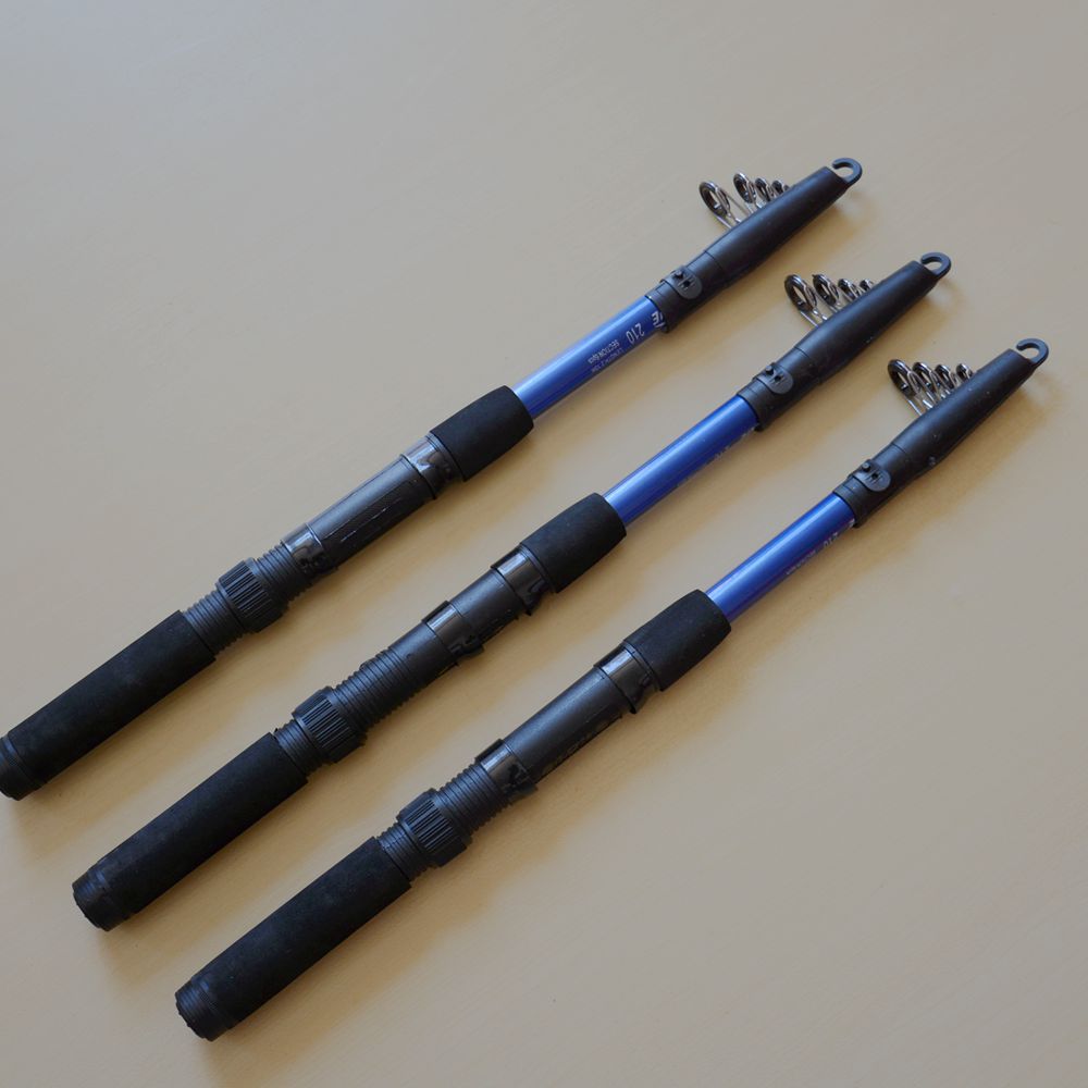 Venta al por mayor varilla de mar de fibra de vidrio traje varilla de lanzamiento 2,7 m súper duro caña de pescar fábrica de aparejos de pesca al por mayor.