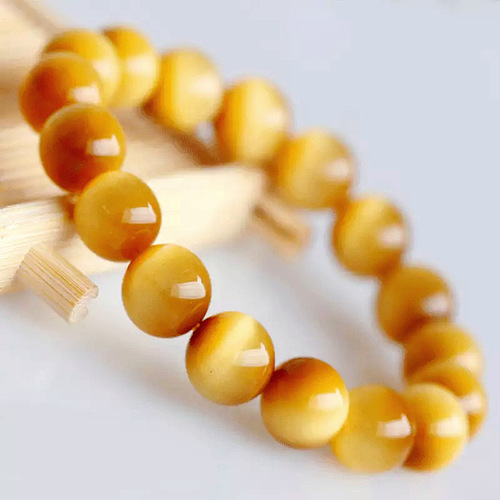 Natural Gold Tiger Eye Bracelet Wholesale, South African Golden Tiger Eye Bracelet, Cat Eye Eyeliner Good Accessory Wholesale