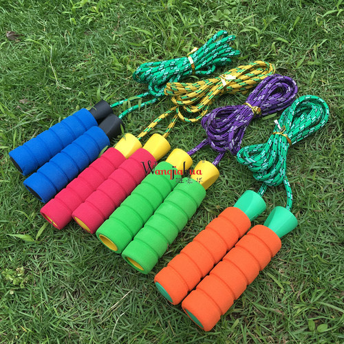 3 meters cotton set bearing rubber skipping rope adjustable length adult student competition fitness skipping rope Amazon model
