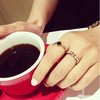 Classic universal ring stainless steel, fashionable accessory, Korean style, wholesale