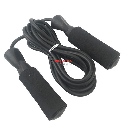 3 meters cotton set bearing rubber skipping rope adjustable length adult student competition fitness skipping rope Amazon model