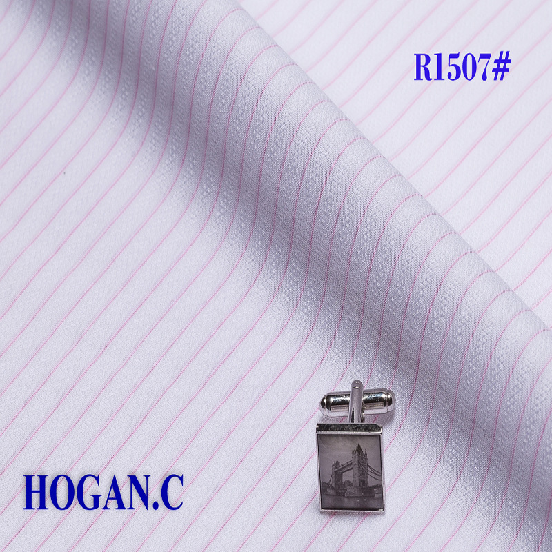 职业工装服装布匹  条纹衬衣面料 经典CVC/TC/全棉厂家批发 府绸