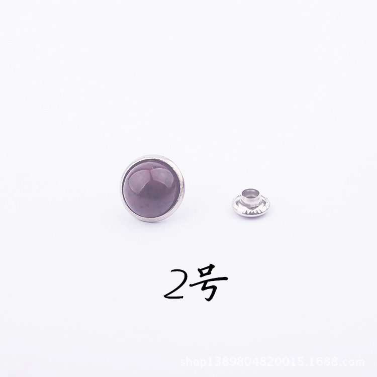 DIY accesorios de joyería de cuero imitación turquesa remache pulsera joyería accesorios remache cinturón accesorios remache 8mm