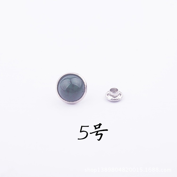 DIY accesorios de joyería de cuero imitación turquesa remache pulsera joyería accesorios remache cinturón accesorios remache 8mm