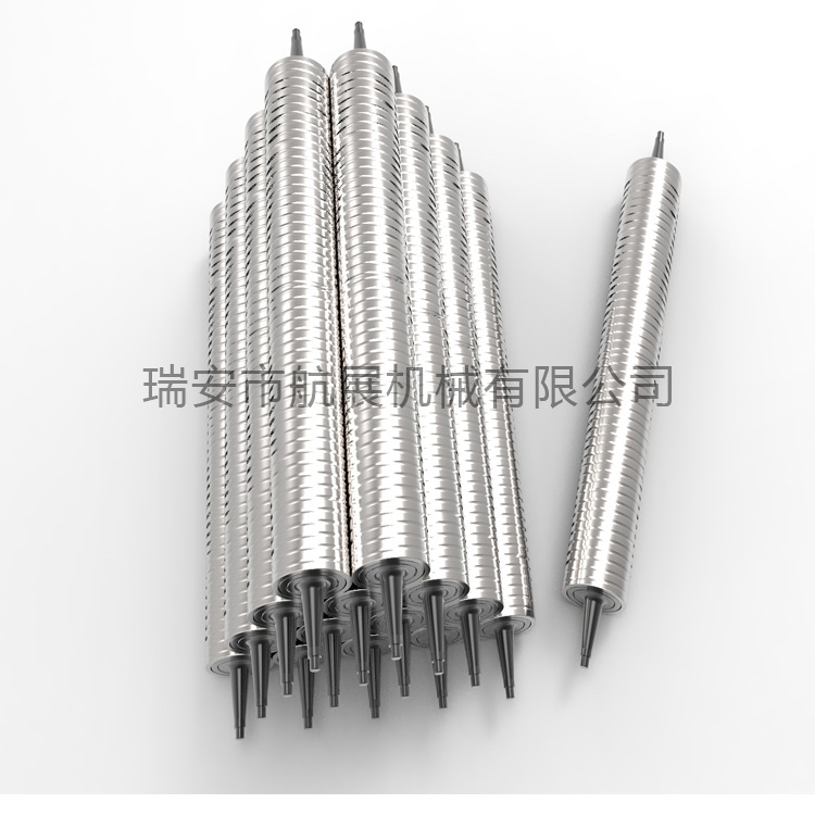 制袋机配件 吹膜机 口罩机机械配件轴承式白色铝合金导辊