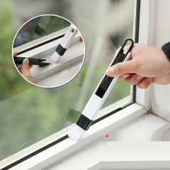 Door window window groove groove cleaning brush Groove small brush with dustpan dead corner gap brush screen window cleaning