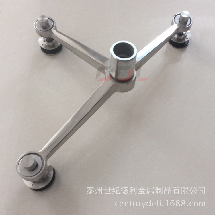 304不锈钢玻璃幕墙驳接爪不锈钢雨棚连接件300型不锈钢驳接爪