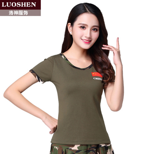 Luoshen 2017 spring new square dance costumes female modal sailor dance costumes team performance costumes