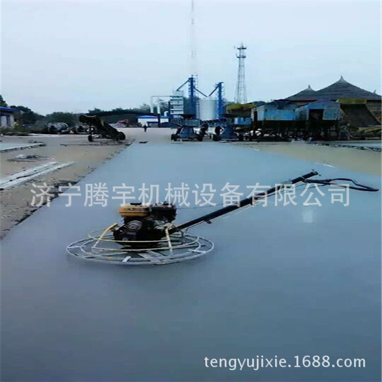 手扶汽油抹平机腾宇机械厂家生产混凝土抹光机电话预定桥面收光机