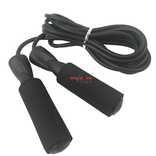 3 meters cotton set bearing rubber skipping rope adjustable length adult student competition fitness skipping rope Amazon model