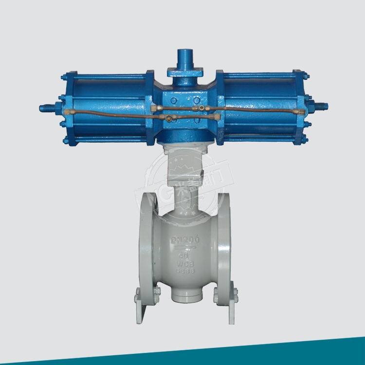 气动V型法兰球阀AW型单作用偏心半球阀快速切断阀硬密封高温阀