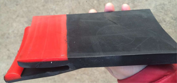 电厂防溢裙板  290*16防溢裙板  导料槽挡煤皮子