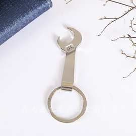 厂家供应金属卡套钥匙扣创意不锈钢礼品钥匙扣滴胶 烤漆钥匙扣