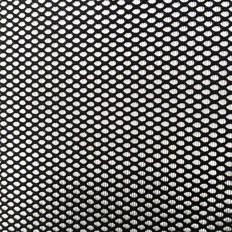 厂家直销双色网布 锦涤双色鸟眼布 运动鞋材 箱包手袋面料