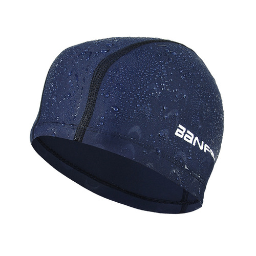 Wholesale swim caps, nylon high elasticity waterproof cloth swim caps, men's comfortable swimming caps, waterproof treatment, swimsuit set 