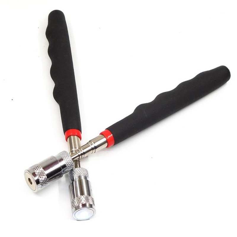 LED伸缩带灯磁力棒 强磁吸杆 伸缩强力吸力棒 金属捡拾器 吸铁棒