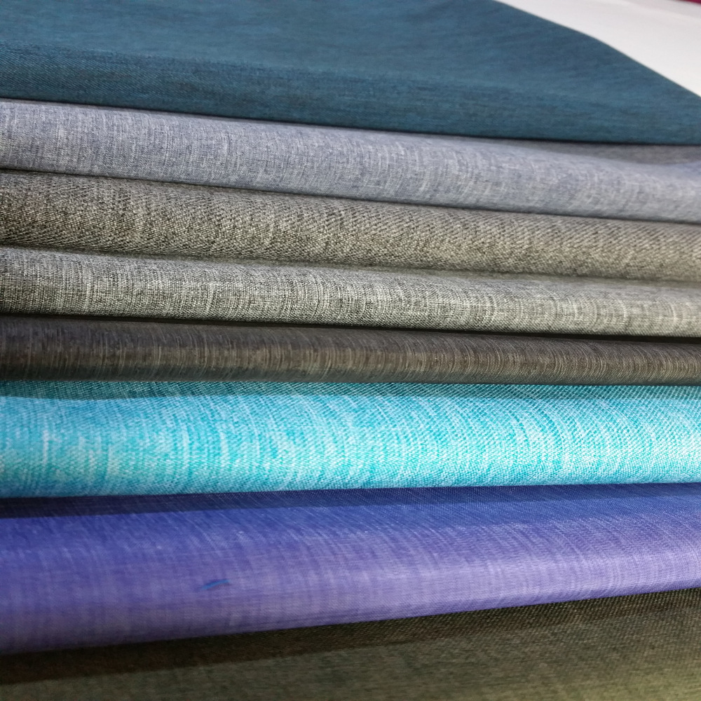 20D锦涤雪梨纺面料 双色防水透气休闲服羽绒棉服外套布料