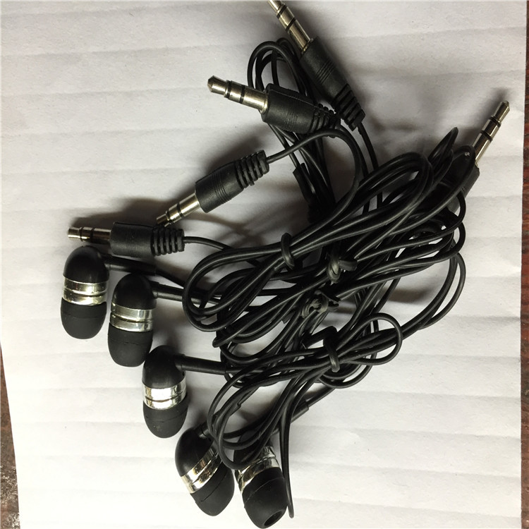 Regalo de fábrica unilateral auriculares 80cm subwoofer Android universal in-ear auriculares con cable